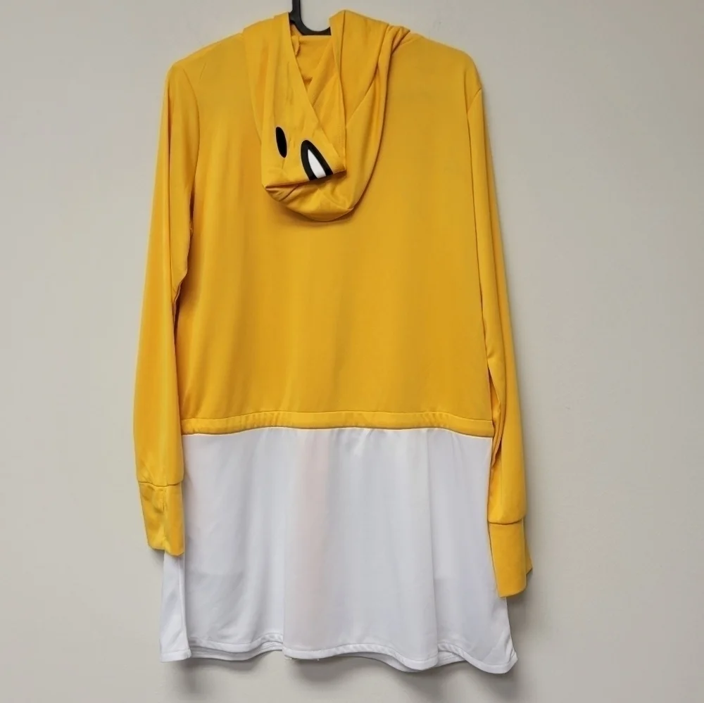 Sanrio Gudetama Hooded Narikiri Rashguard Jacket Yellow L